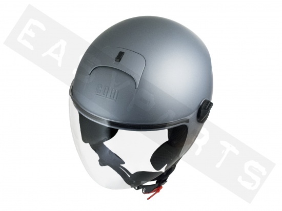 Helmet Demi Jet CGM 107A Florence Matt Grey (long visor)